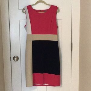 Karl Lagerfeld size 14 Colorblock, pink,many,beige